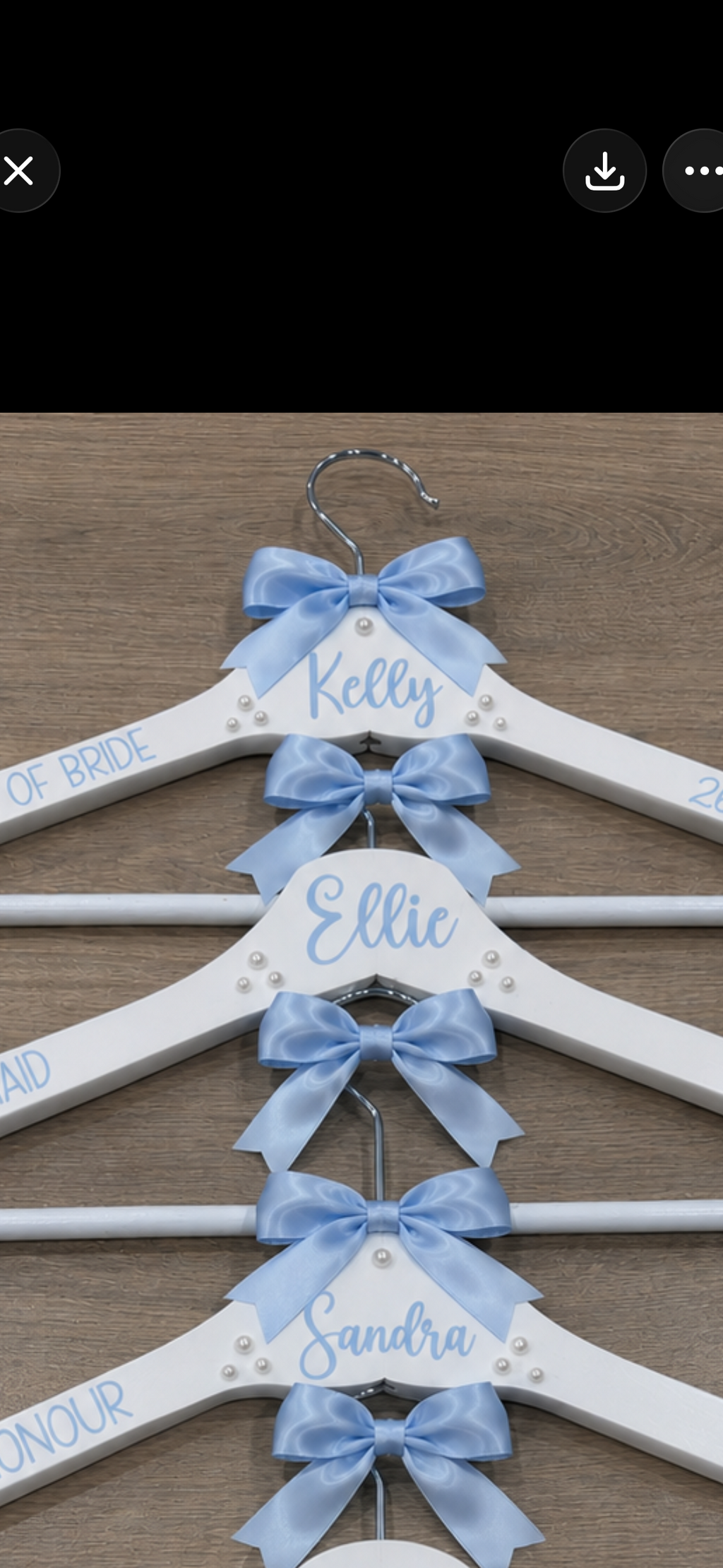 Personalised Bridal Hanger