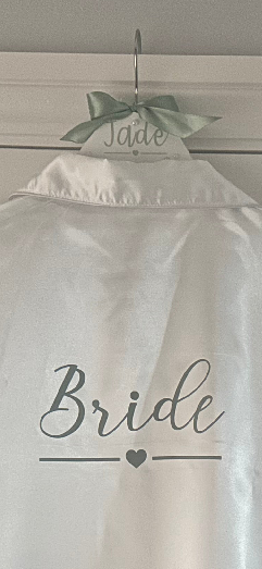 Personalised Bridal Hanger