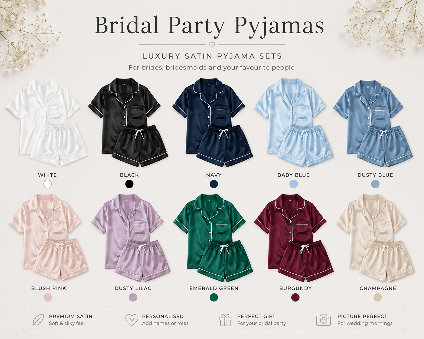 Bridal Party Pyjamas