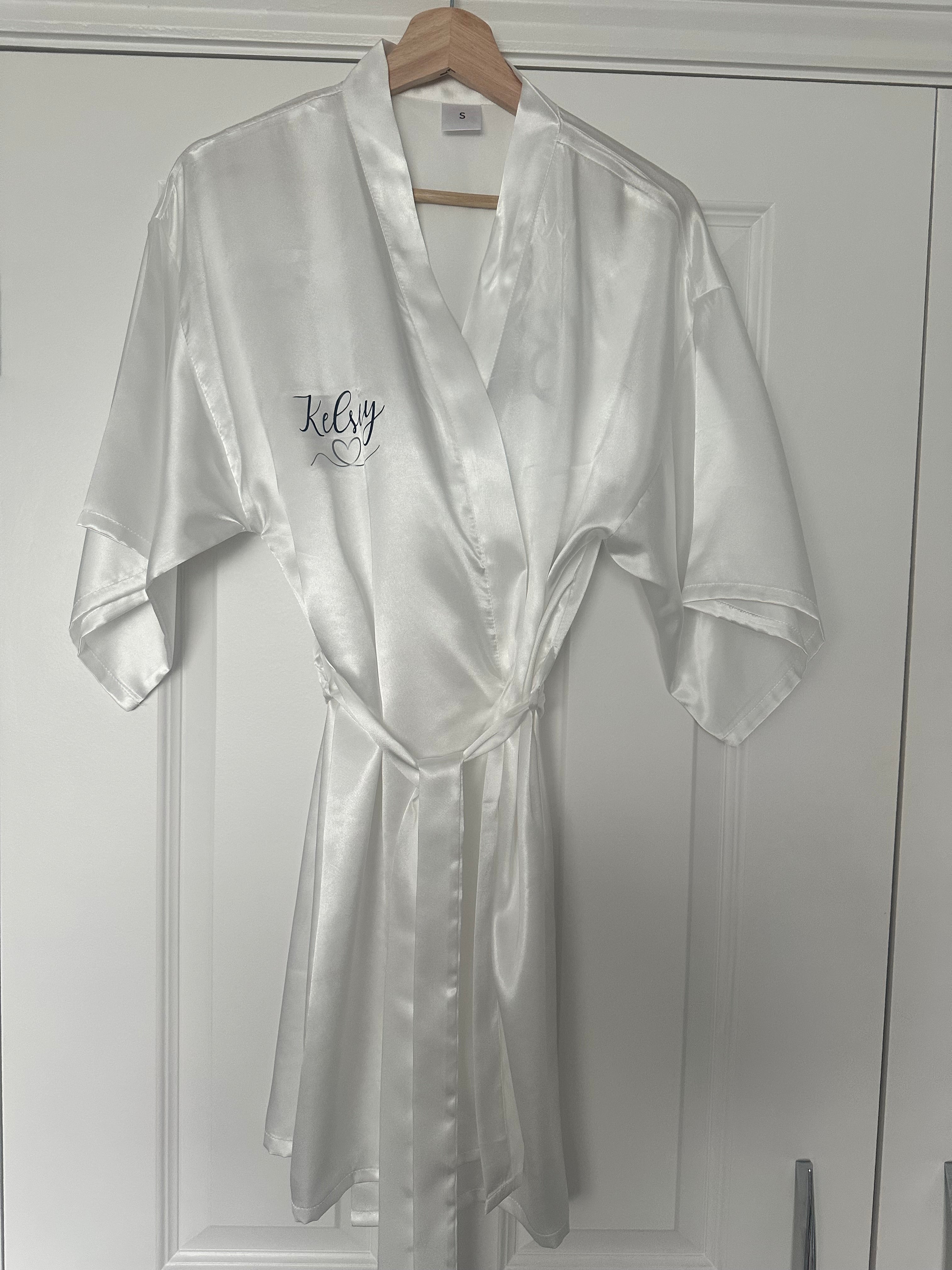 Luxury Personalised Satin Robe