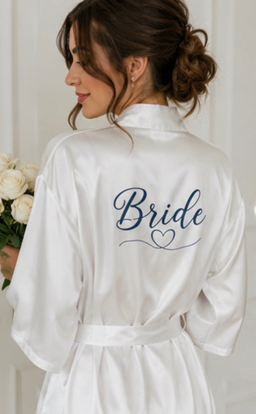 Luxury Personalised Satin Robe